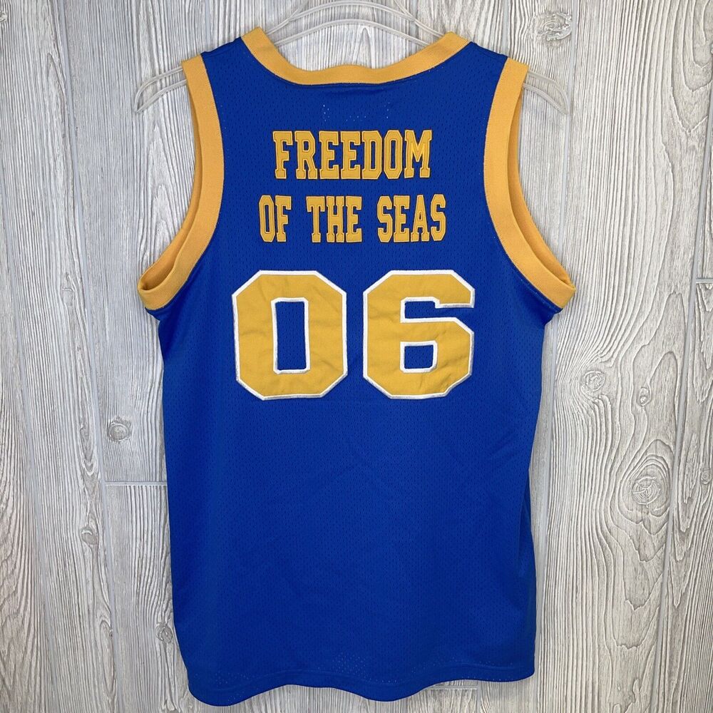 Royal Caribbean FREEDOM OF THE SEAS Basketball Jersey Size Medium Stitched *READ